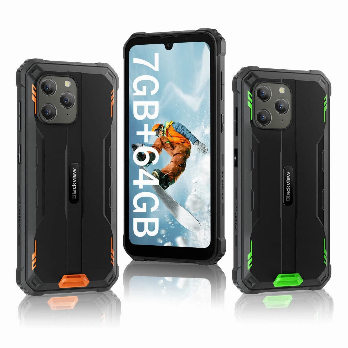 Blackview BV5300 PRO 6.1in 4G 4GB RAM, 64GB Storage Rugged Waterproof Phones - Black - Unlocked