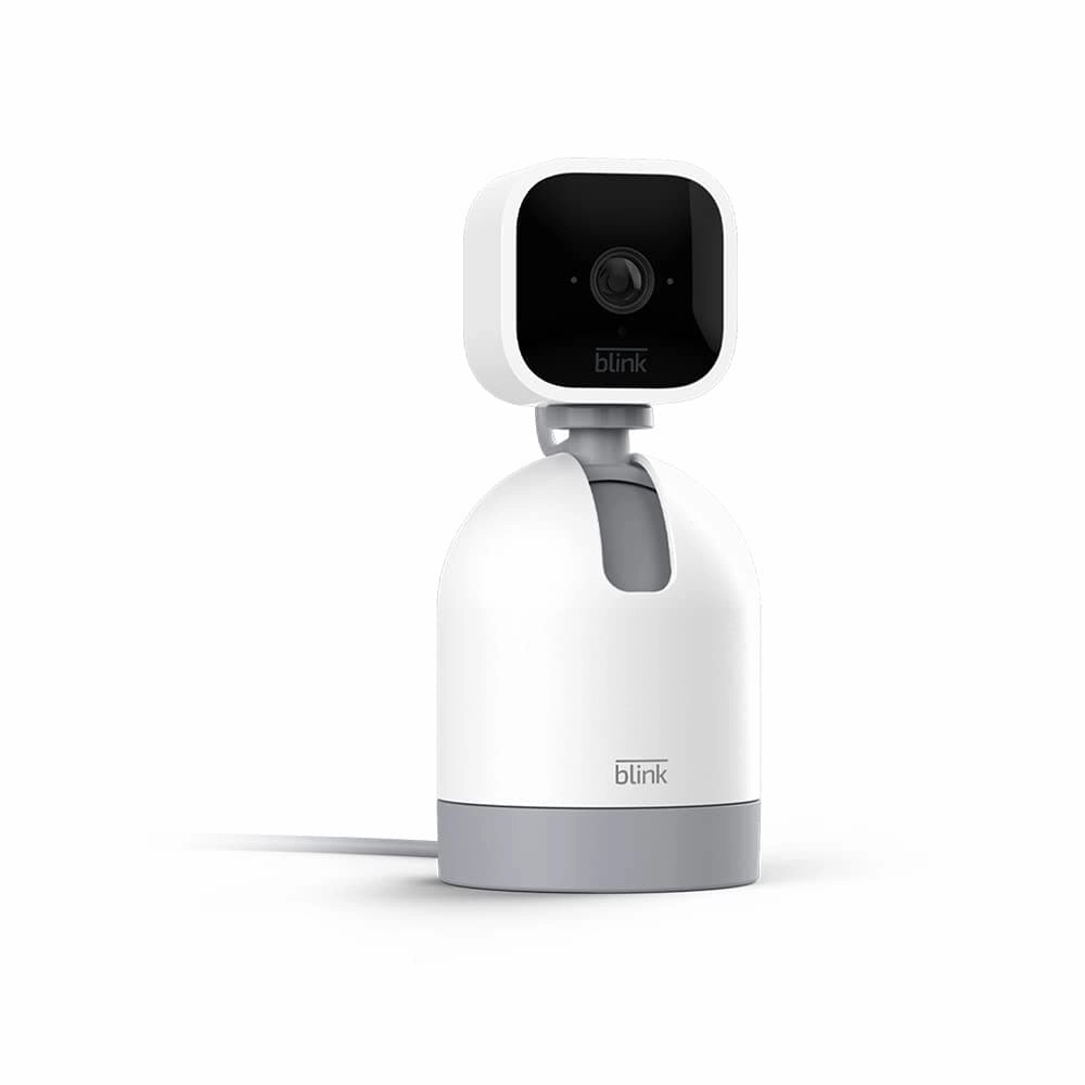 Blink Mini Pan-Tilt Camera | Rotating indoor plug-in pet security camera, two-way audio, HD video, motion detection, Alexa enabled, Blink Subscription Plan Free Trial (White) camera and photography, photography gear, professional camera kits