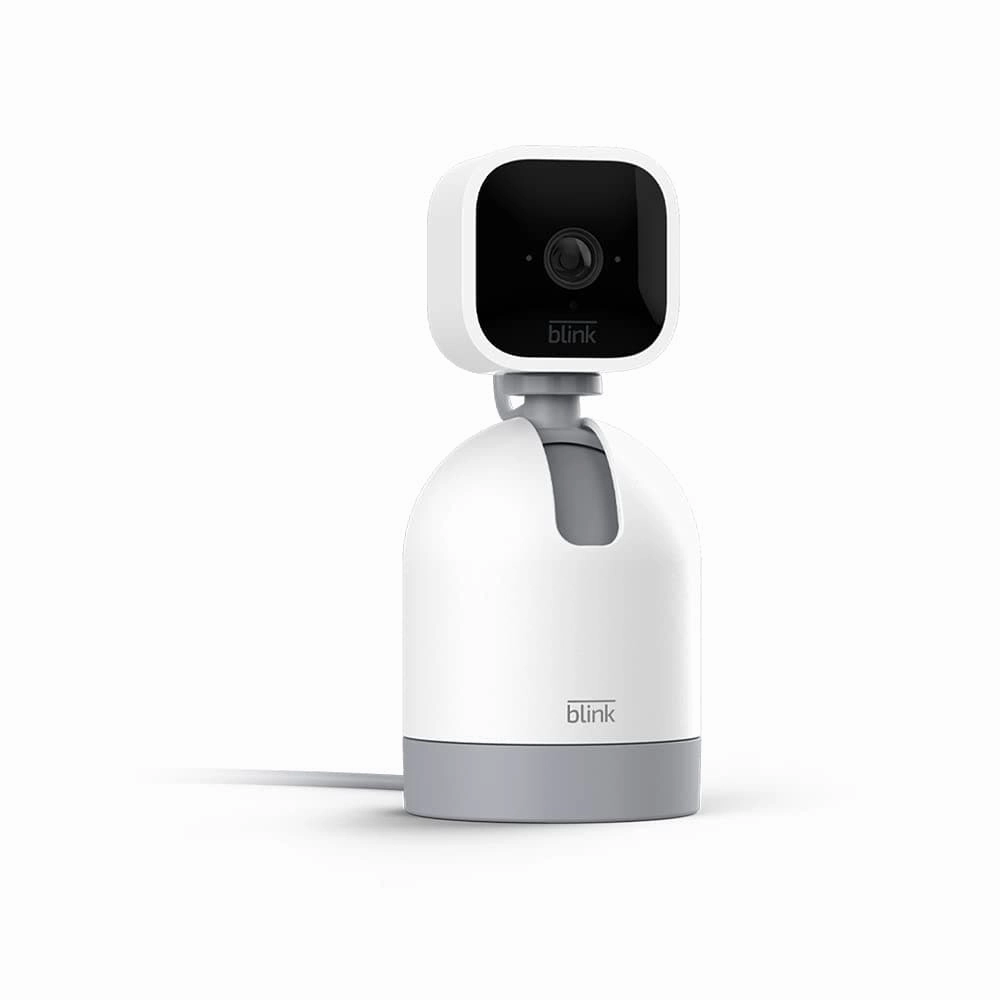 Blink Mini Pan-Tilt Camera | Rotating indoor plug-in pet security camera, two-way audio, HD video, motion detection, Alexa enabled, Blink Subscription Plan Free Trial (White) digital cameras, buy mirrorless camera, compact cameras sale