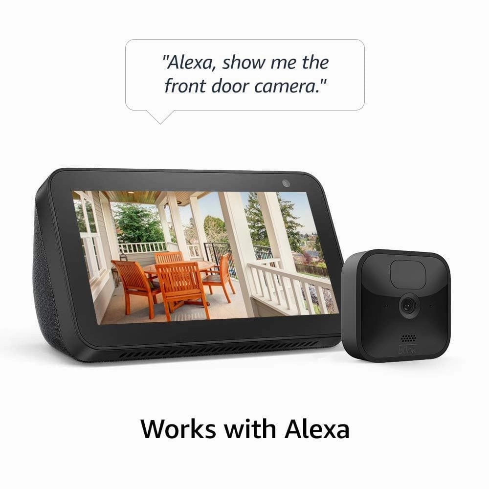 Blink Outdoor with two-year battery life | Wireless HD smart security camera, motion detection, Alexa enabled | 2-Camera System