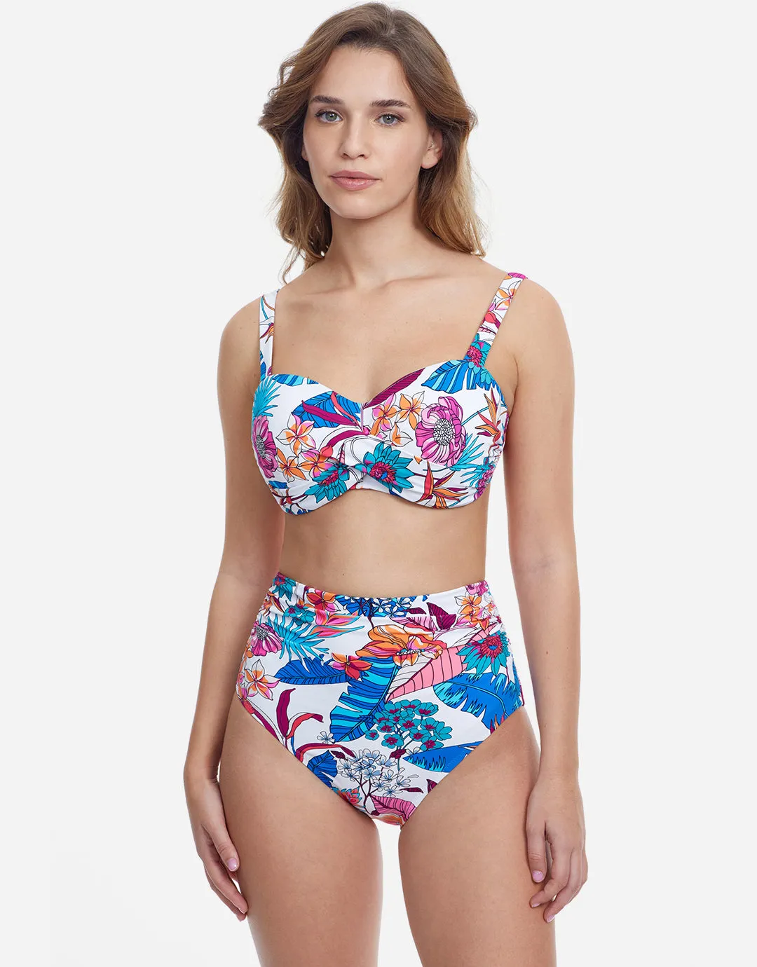 Bohemian Gypsy D Cup Bikini Top - White