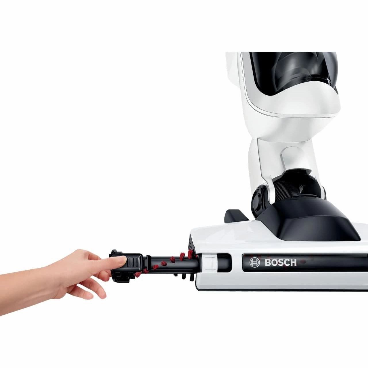Bosch Athlet Serie 6 BCH86HYGGB ProHygienic 28V Cordless Vacuum Cleaner, 60 Minutes runtime-White, 0.9 liters, 81 Decibeles