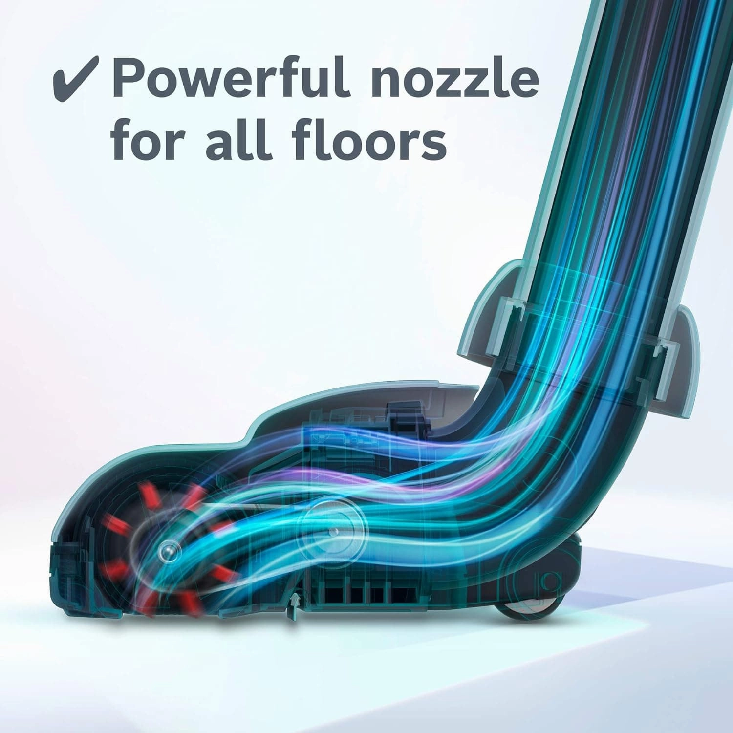 Bosch BCS122GB Unlimited Serie | 8 - Rechargeable Cordless and Lightweight Vacuum Cleaner for Multiple Surfaces with Two Interchangeable Power For All Battery Packs and Quick Charger,White