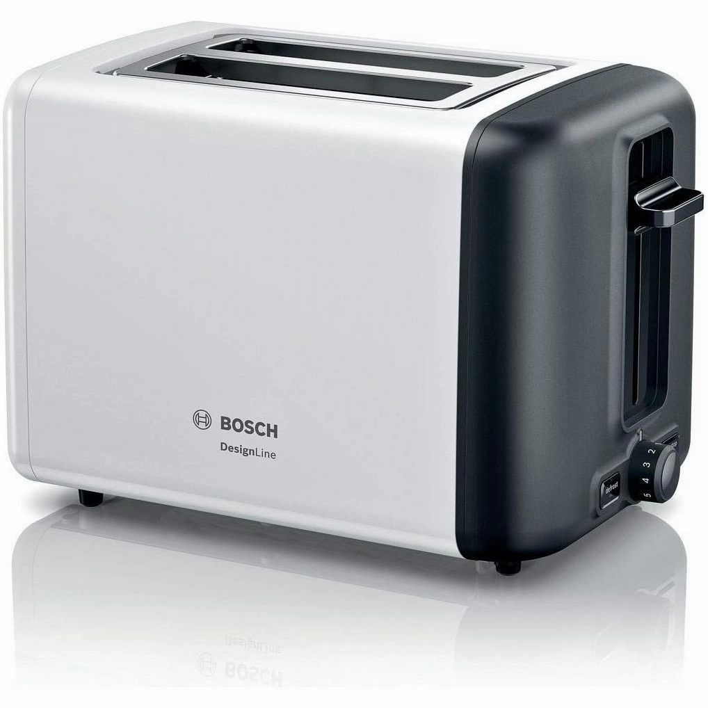 Bosch DesignLine 2-Slice Toaster, 970W, White Stainless Steel phone accessories, mobile phone cases, best charging cable