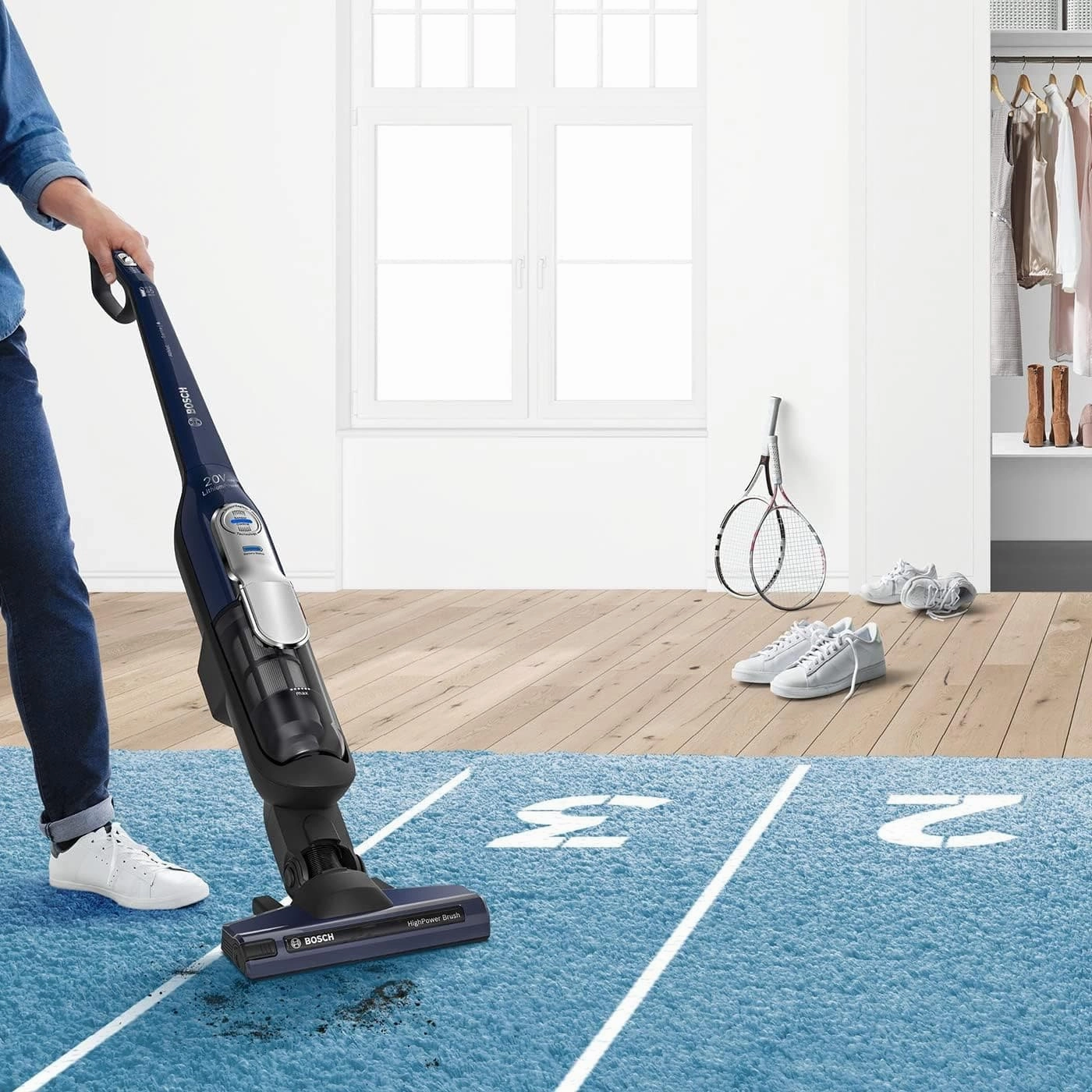 BOSCH Exclusive Series 6 Athlet BCH85N Cordless Vacuum Cleaner  Blue
