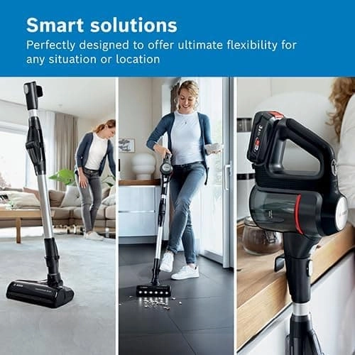 Bosch Unlimited 7 BCS711GB MultiUse Lightweight Cordless Vacuum Cleaner with Auto Detect, Flex Tube and Accessories, 1 Battery 40 minutes runtime - Anthracite