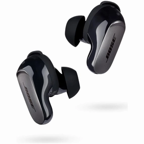 Bose Quiet Comfort Ultra Wireless Noise Cancelling Earbuds with Bluetooth & Spatial Audio, Black earbuds and headphones, true wireless earbuds, noise cancelling earbuds