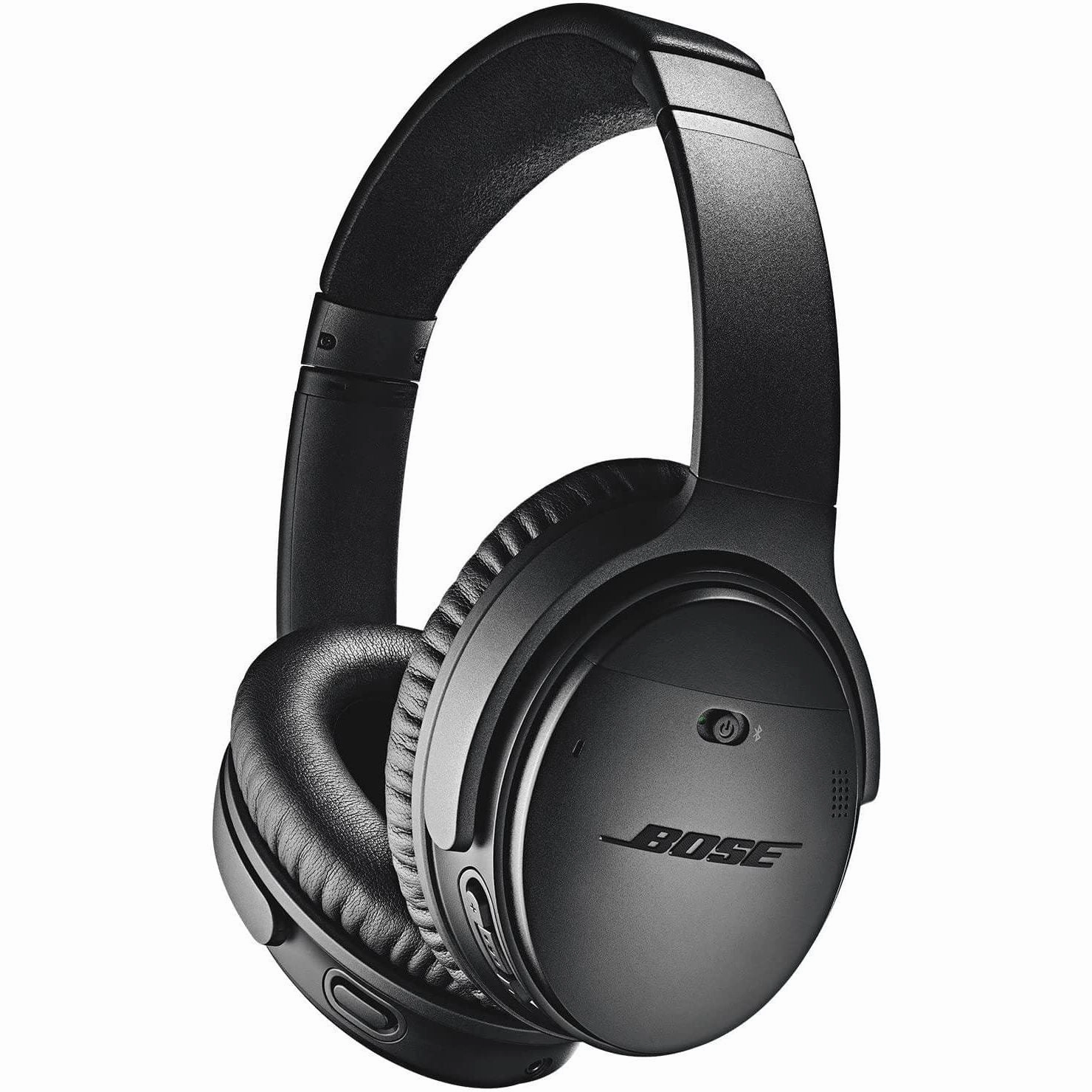 BOSE QuietComfort QC35 II Wireless Bluetooth Noise-Cancelling Headphones - Black bluetooth headphones, cheap wireless headphones, headphones with mic