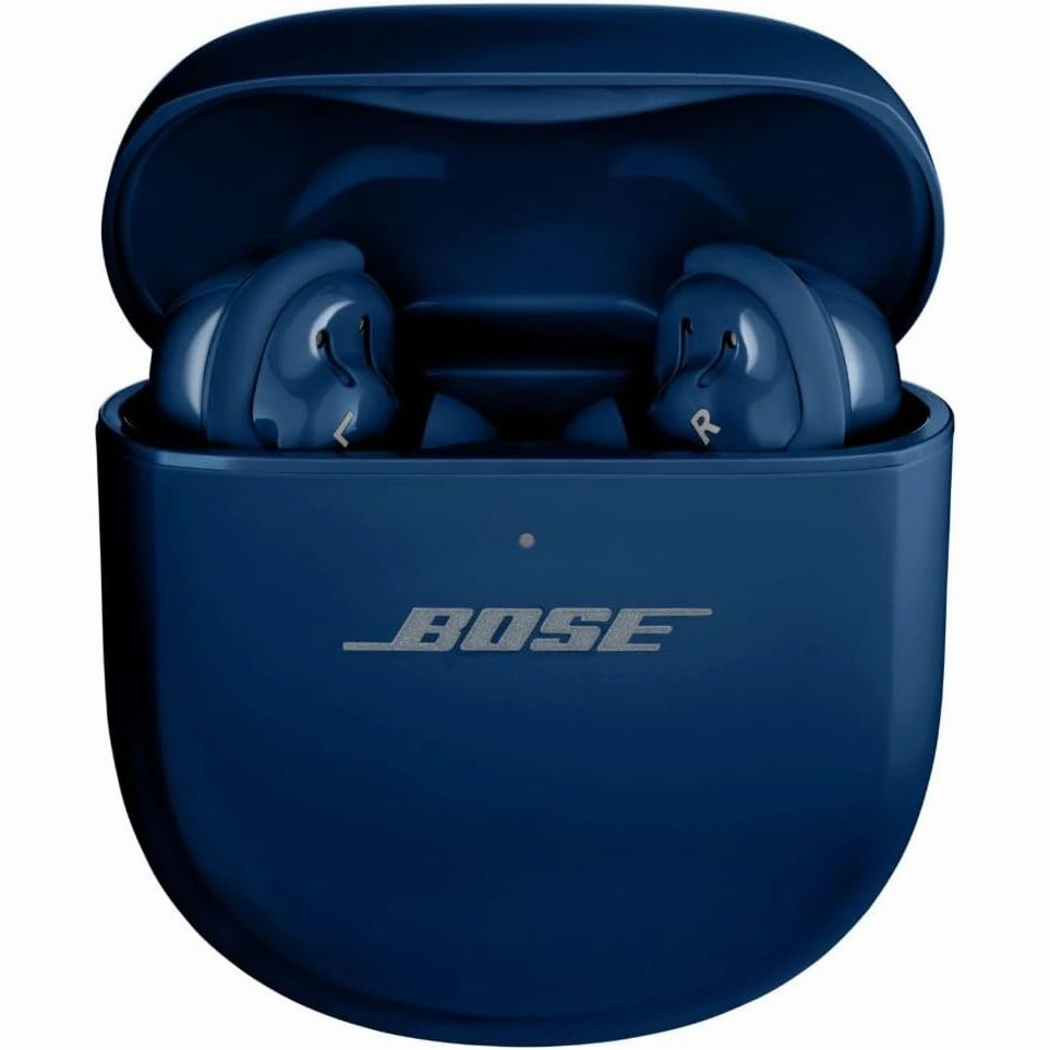 Bose QuietComfort Ultra Wireless Earbuds  Bluetooth Noise Cancelling with Spatial Audio, World-Class Noise Cancellation, Lunar Blue (Limited Edition)