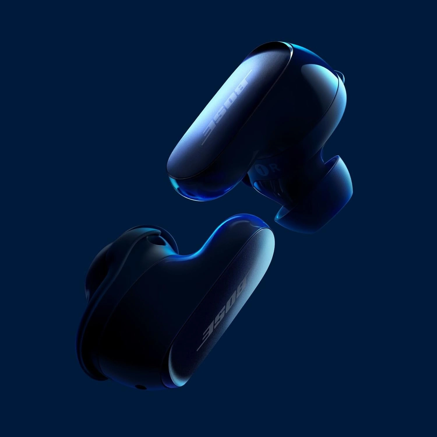 Bose QuietComfort Ultra Wireless Earbuds  Bluetooth Noise Cancelling with Spatial Audio, World-Class Noise Cancellation, Lunar Blue (Limited Edition)