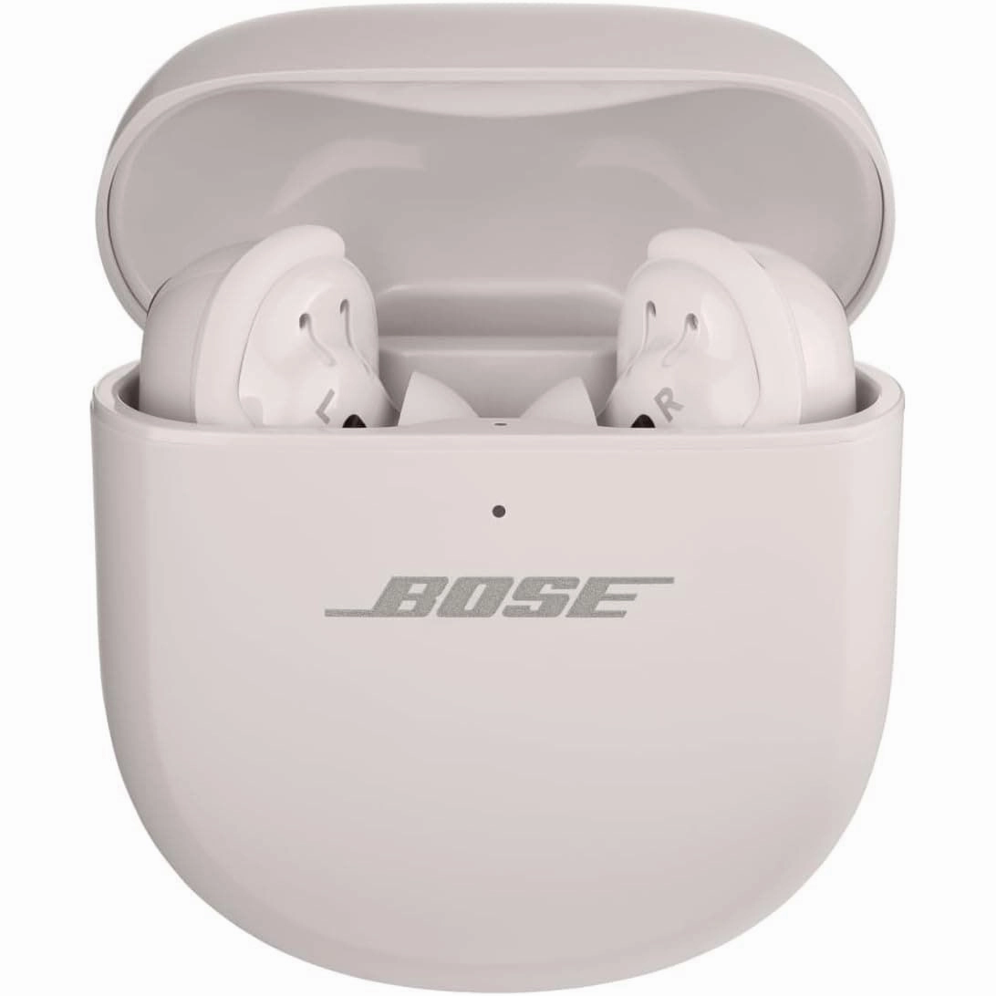 Bose QuietComfort Ultra Wireless Noise Cancelling Earbuds, Bluetooth Noise Cancelling Earbuds with Spatial Audio and World-Class Noise Cancellation, White Smoke