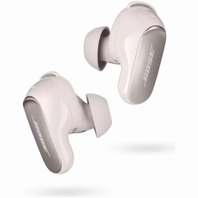 Bose QuietComfort Ultra Wireless Noise Cancelling Earbuds, Bluetooth Noise Cancelling Earbuds with Spatial Audio and World-Class Noise Cancellation, White Smoke bluetooth headphones, cheap wireless headphones, headphones with mic