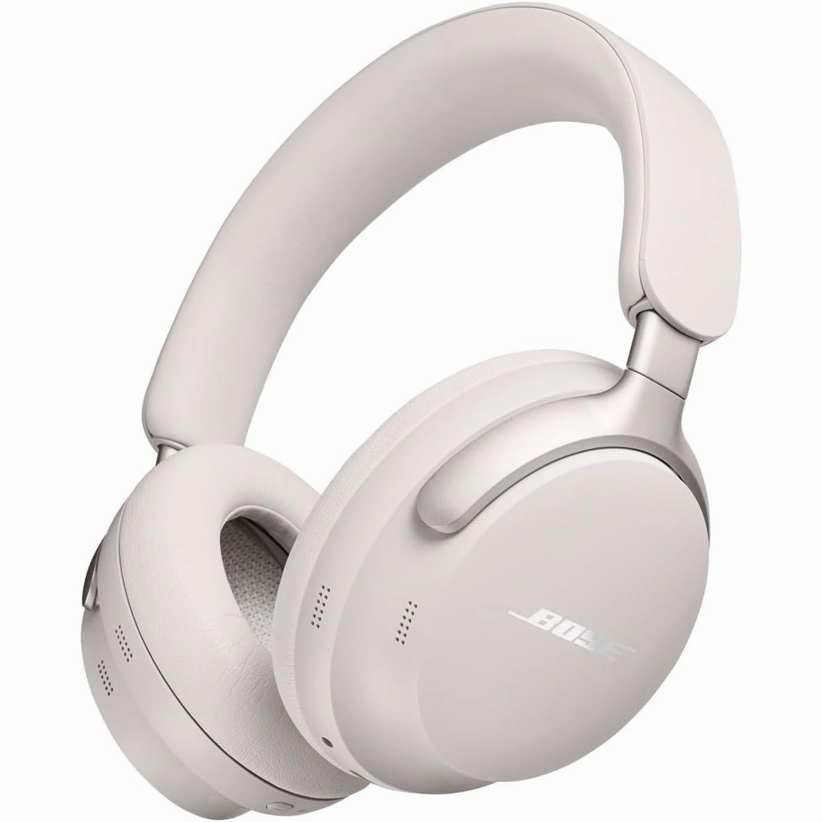 Bose QuietComfort Ultra Wireless Noise Cancelling Headphones with Mic, Spatial Audio, 24-Hour Battery - White Smoke earbuds and headphones, true wireless earbuds, noise cancelling earbuds