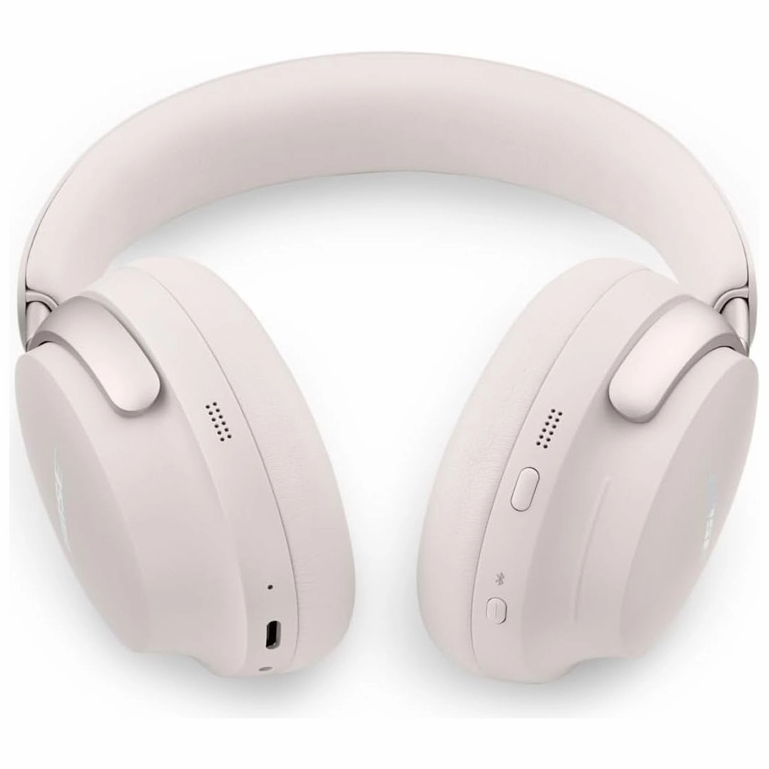 Bose QuietComfort Ultra Wireless Noise Cancelling Headphones with Mic, Spatial Audio, 24-Hour Battery - White Smoke