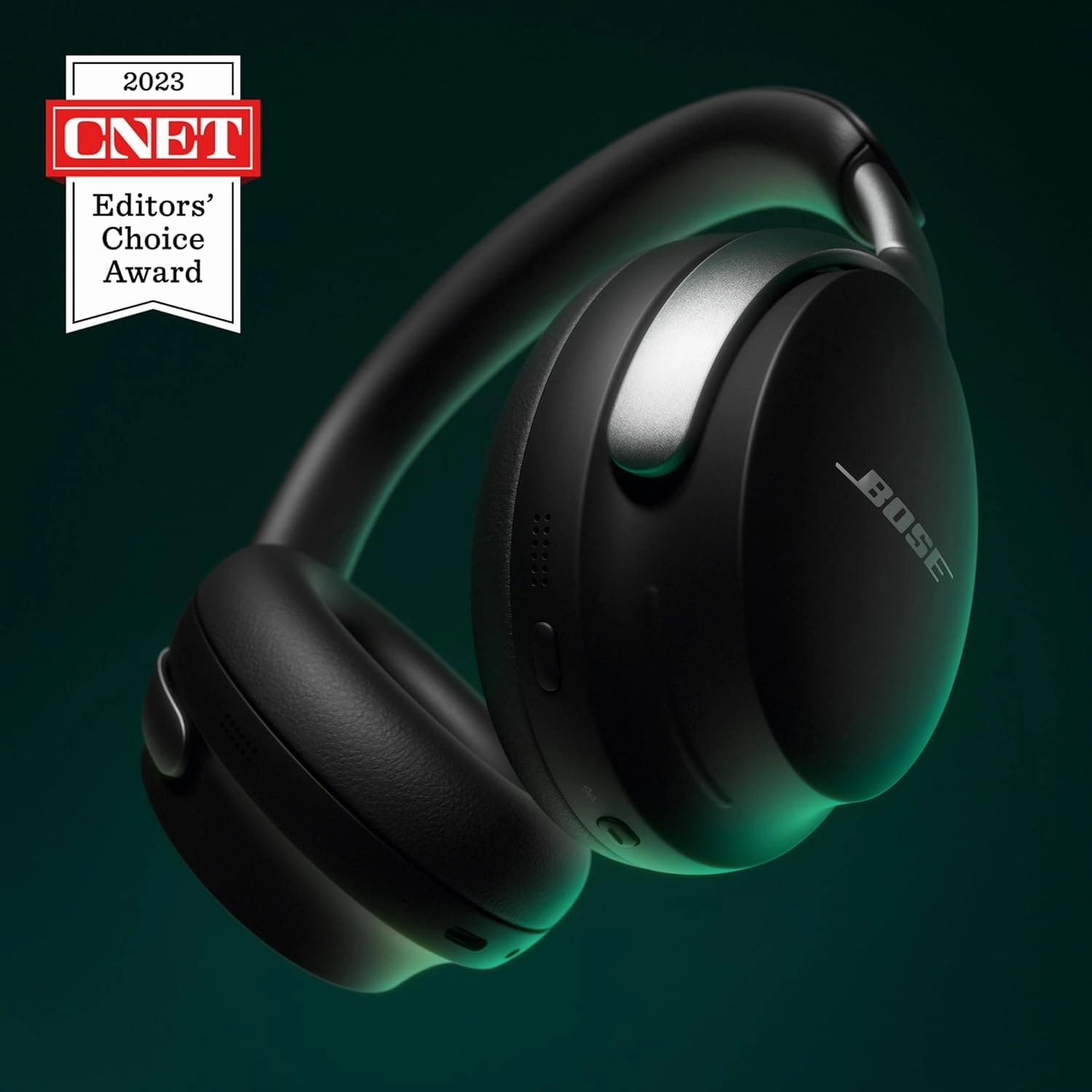 Bose QuietComfort Ultra Wireless Noise Cancelling Headphones with Spatial Audio, 24-Hour Battery, Mic - Black