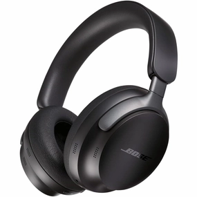Bose QuietComfort Ultra Wireless Noise Cancelling Headphones with Spatial Audio, 24-Hour Battery, Mic - Black earbuds and headphones, true wireless earbuds, noise cancelling earbuds