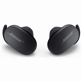 BOSE QuietComfort Wireless Bluetooth Noise-Cancelling Earbuds - Triple Black bluetooth headphones, cheap wireless headphones, headphones with mic