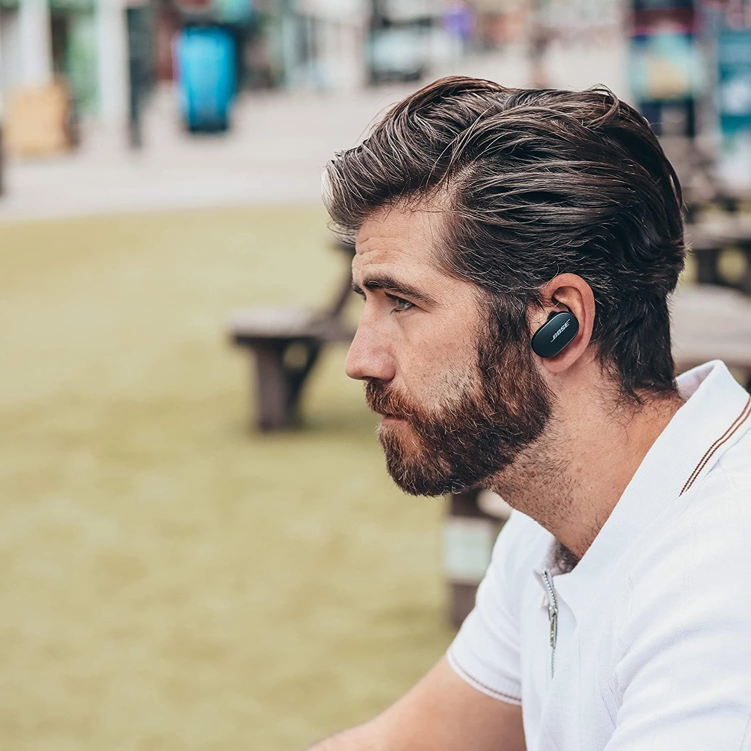 BOSE QuietComfort Wireless Bluetooth Noise-Cancelling Earbuds - Triple Black