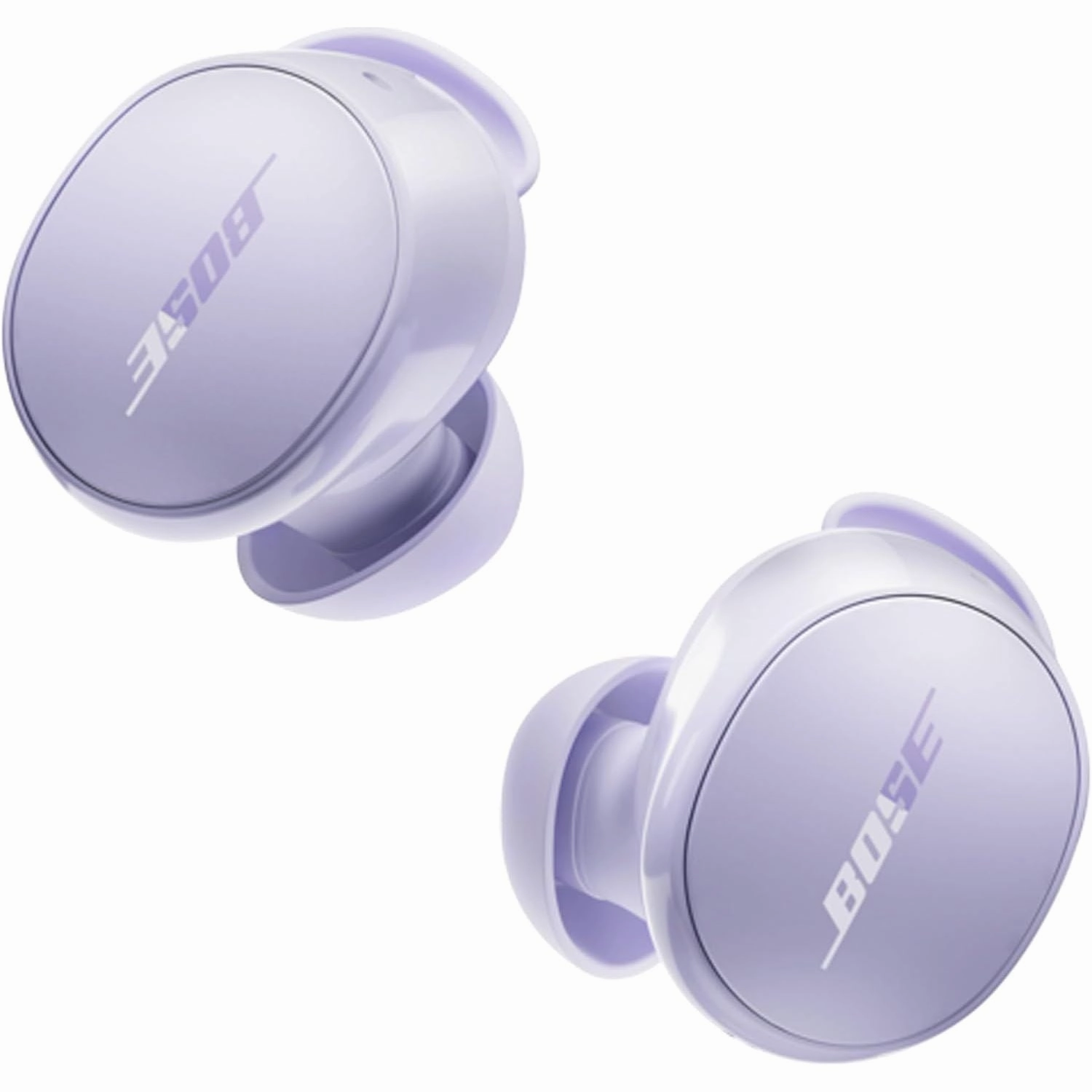Bose QuietComfort Wireless Noise-Cancelling Earbuds - Chilled Lilac earbuds and headphones, true wireless earbuds, noise cancelling earbuds