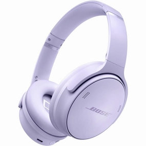 Bose QuietComfort Wireless Noise Cancelling Over-Ear Headphones - Chilled Lilac earbuds and headphones, true wireless earbuds, noise cancelling earbuds