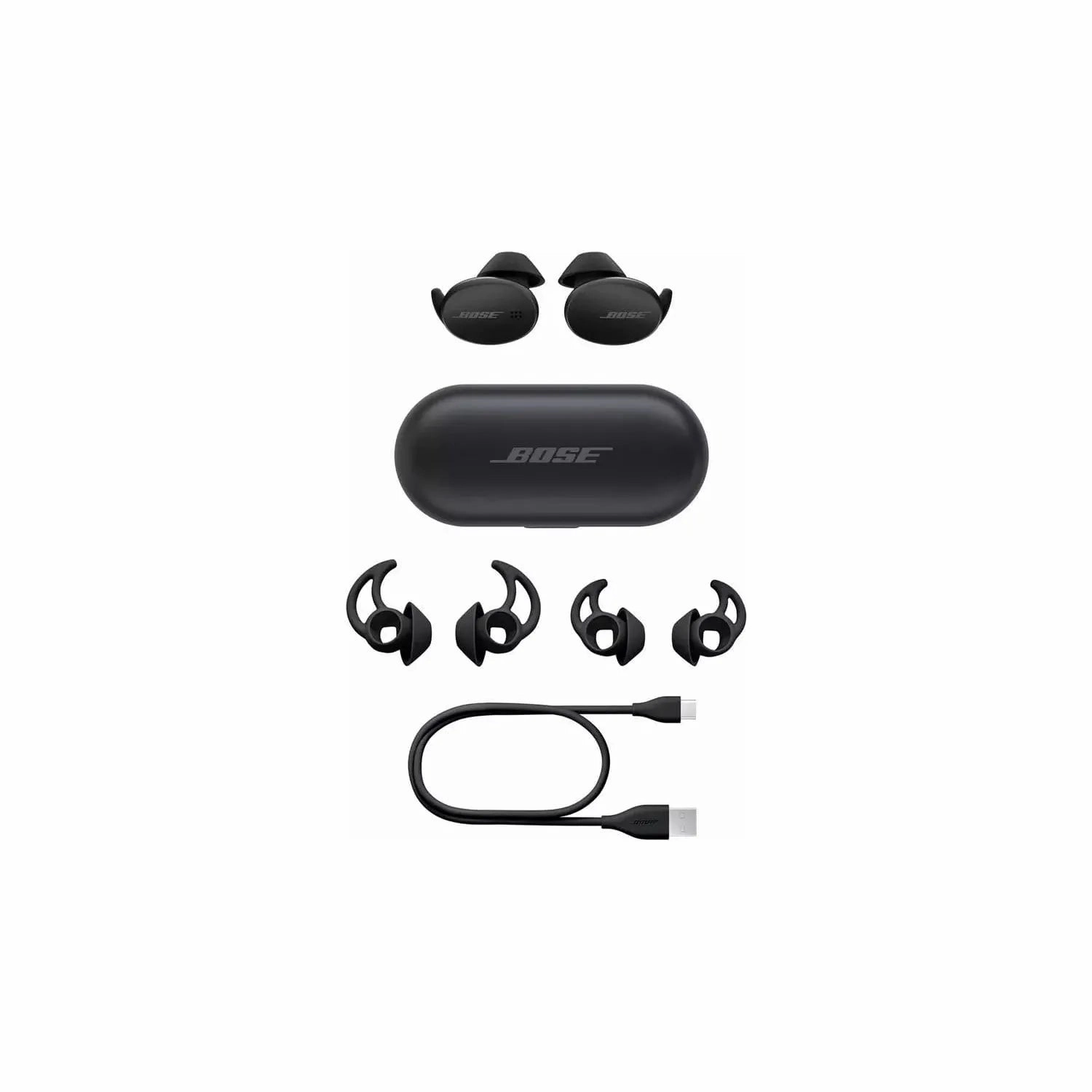 Bose Sport In-Ear True Wireless Earbuds - Triple Black