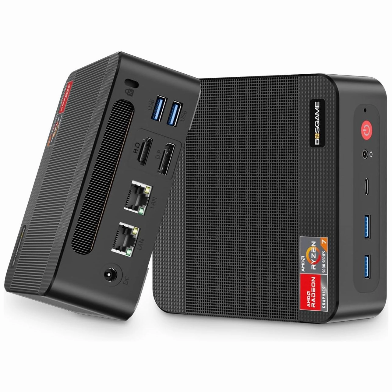 BOSGAME Ryzen 7 Mini PC 5700U (8C/16T, up to 4.3GHz) 32GB DDR4, 1TB NVMe SSD - 4K Support computing devices, pc accessories, cheap computer online