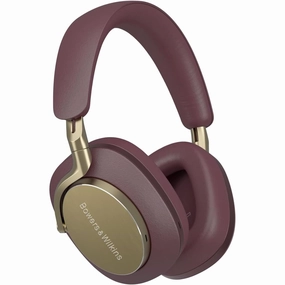 Bowers & Wilkins Px8 Flagship Noise Cancelling Wireless Over-Ear Headphones - Bluetooth 5.0, 30H High-Resolution Playback, Quick Charge, Built-In Microphone - Royal Burgundy bluetooth headphones, cheap wireless headphones, headphones with mic