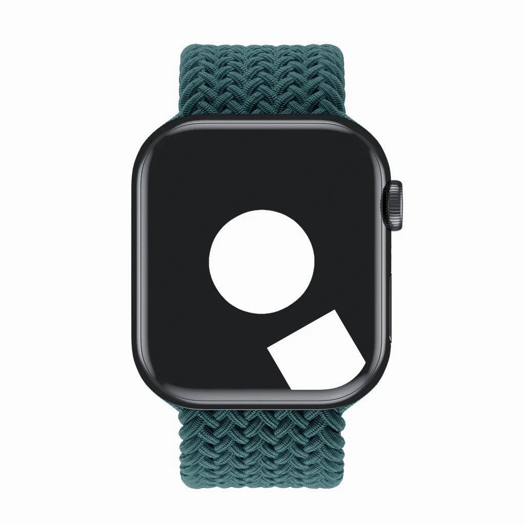 Braided Solo Loop STRAP ONLY, Rainforest, 45mm Size 8