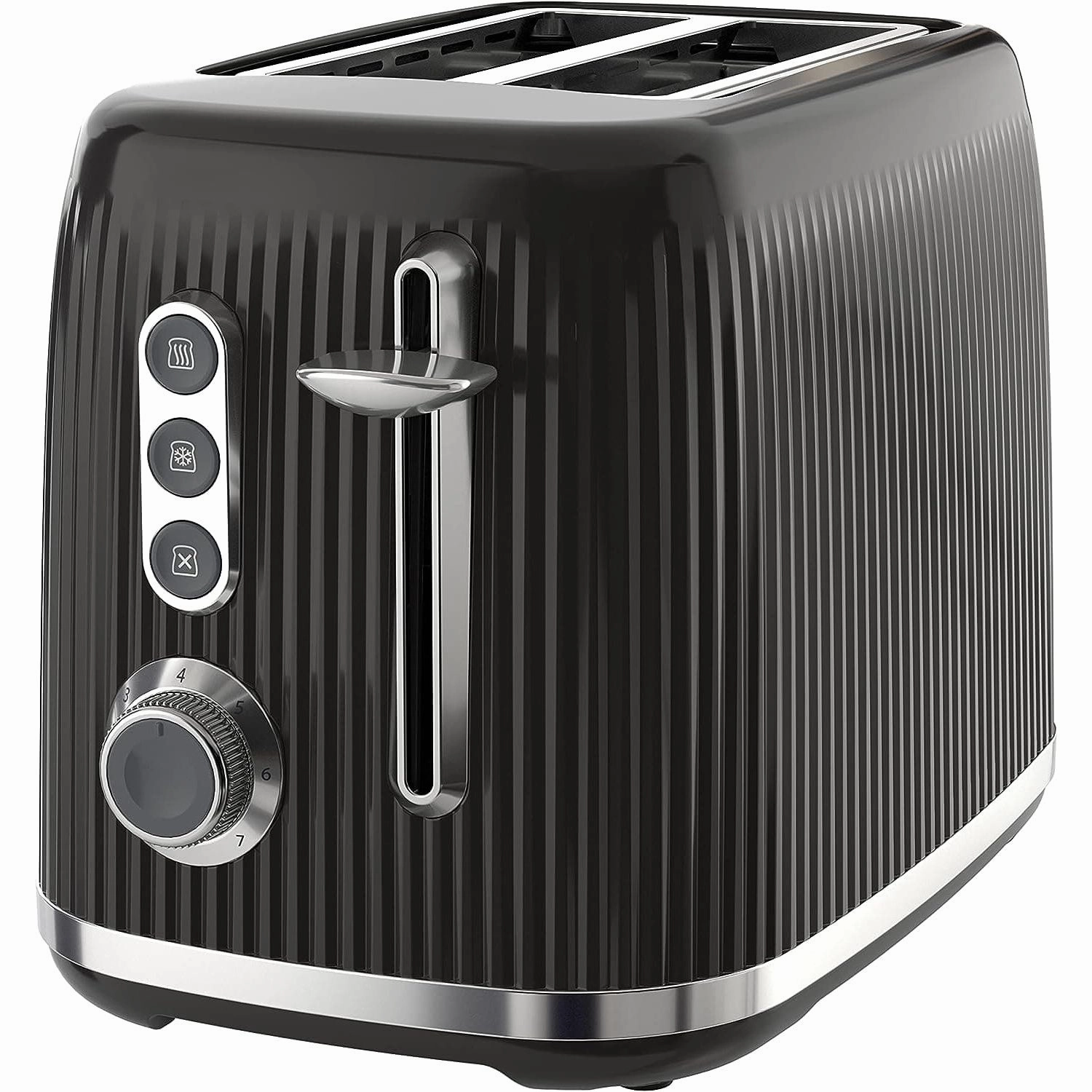 Breville Bold Black 2-Slice Toaster with High-Lift and Wide Slots | Black and Silver Chrome xbox console, buy xbox series x, xbox accessories online