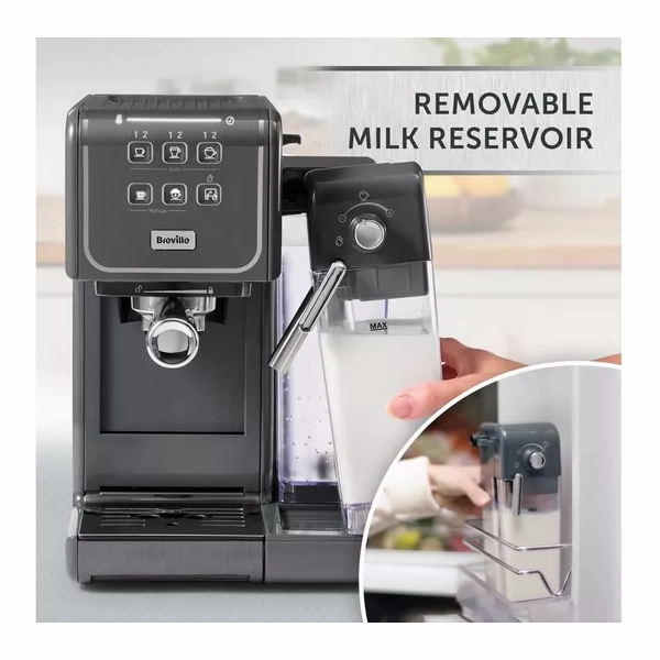 BREVILLE One-Touch CoffeeHouse II VCF146 Coffee Machine - Grey