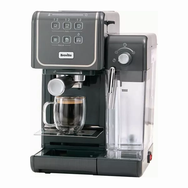BREVILLE One-Touch CoffeeHouse II VCF146 Coffee Machine - Grey