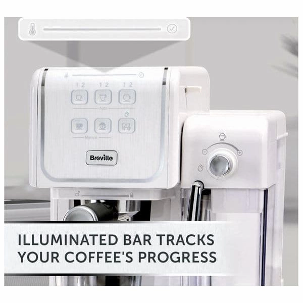 BREVILLE One-Touch CoffeeHouse II VCF147 Coffee Machine - White