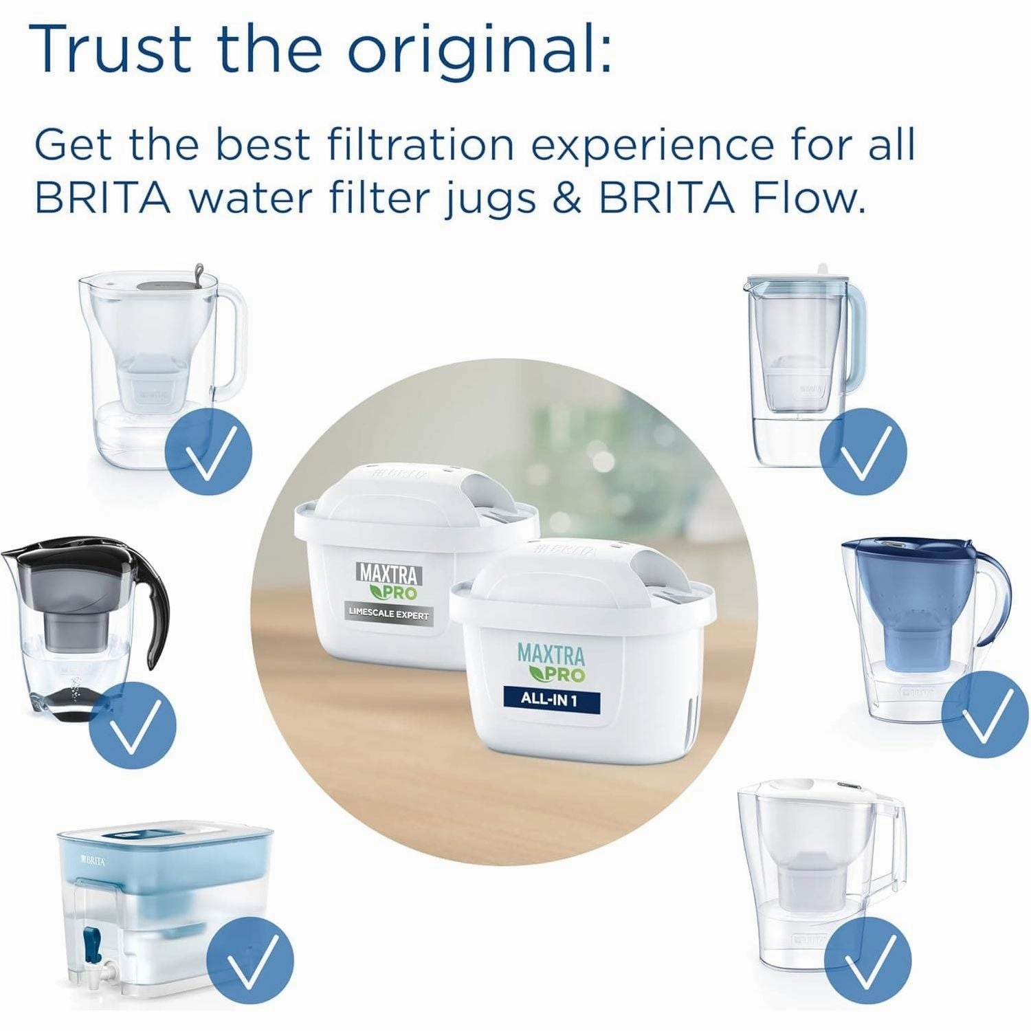 BRITA MAXTRA PRO All-In-1 Water Filter Cartridge  6 Pack Genuine