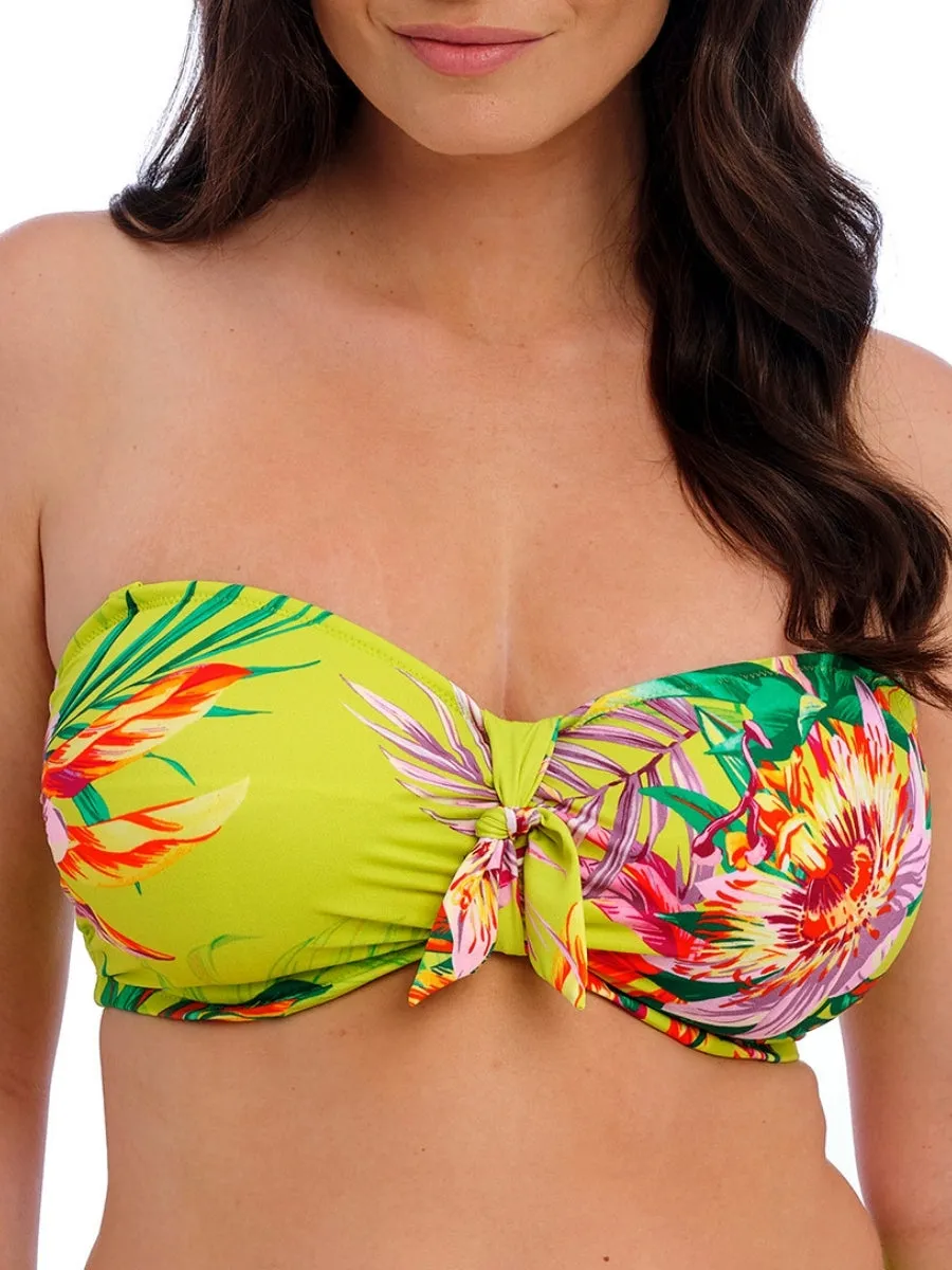 Cala Macarella Bandeau Bikini Top - Zest