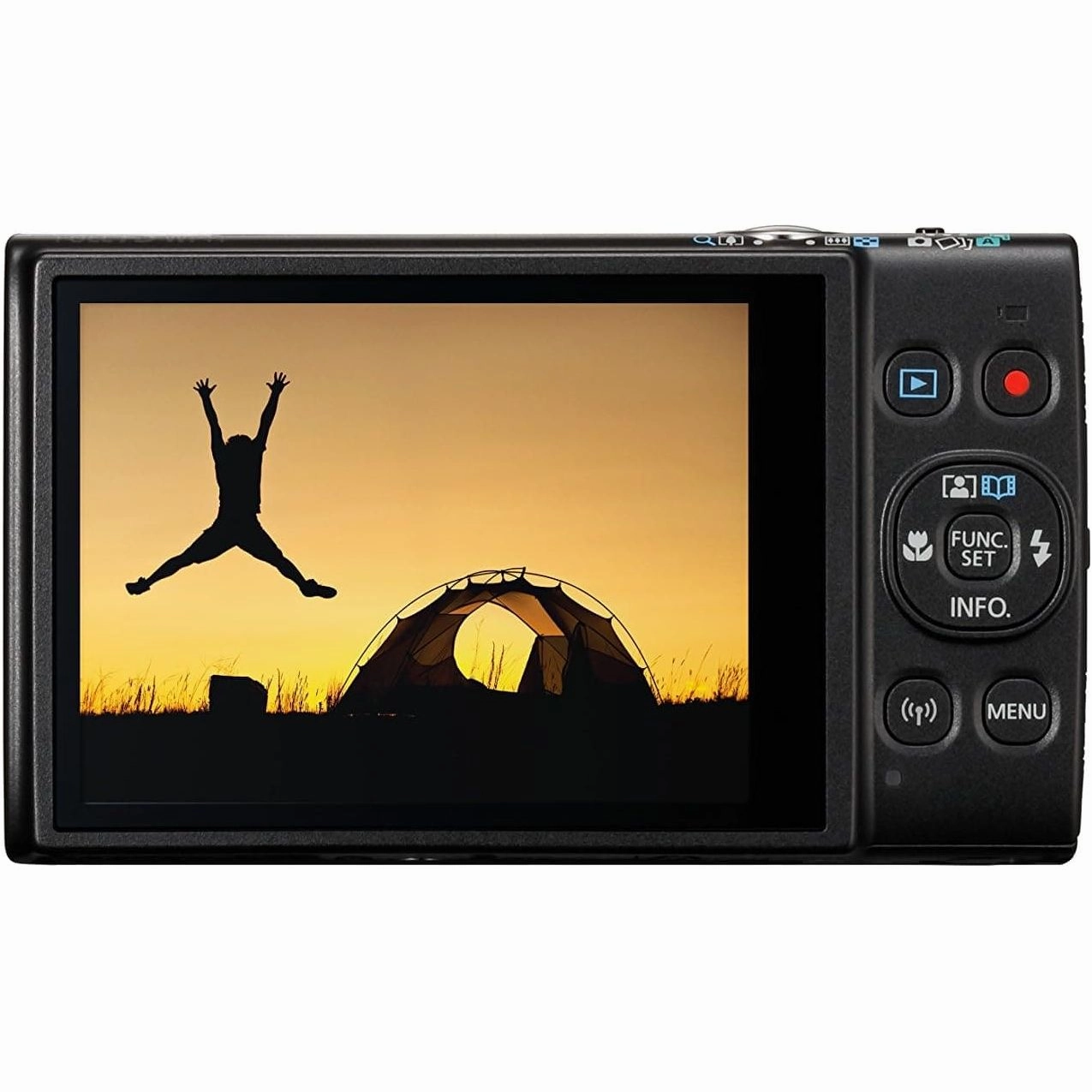 Canon 2421Y85 IXUS 285 Compact Camera with 3 inch LCD Screen - Black