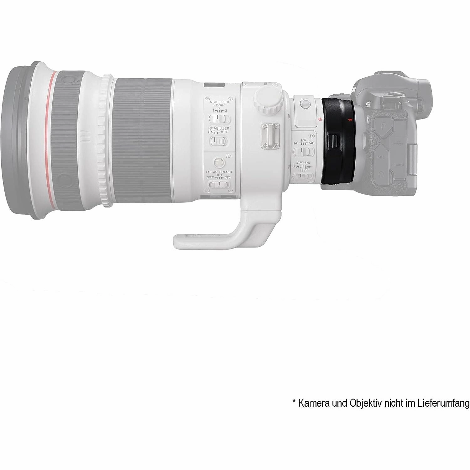 Canon Bayonet Adapter EF-EOS R (2971C005)  Black
