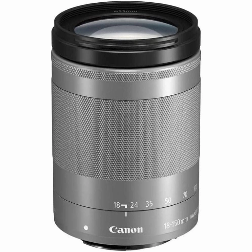 Canon EF-M 18 - 150 mm f/3.5-6.3 IS STM Lens - Silver camera and photography, photography gear, professional camera kits