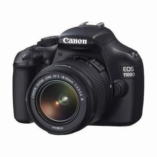 Canon EOS 1100D 12.2MP DSLR Camera with 18-55mm Lens