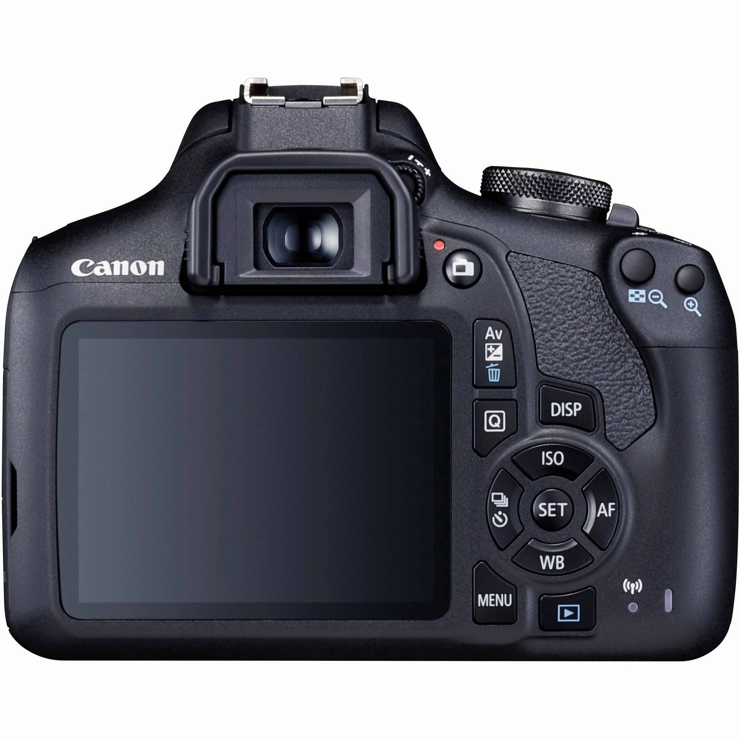 Canon EOS-2000D DSLR camera EF-S 18-55 mm IS II 24.1 MP Black Optical viewfinder, Built-in flash, Wi-Fi, Full HD Video