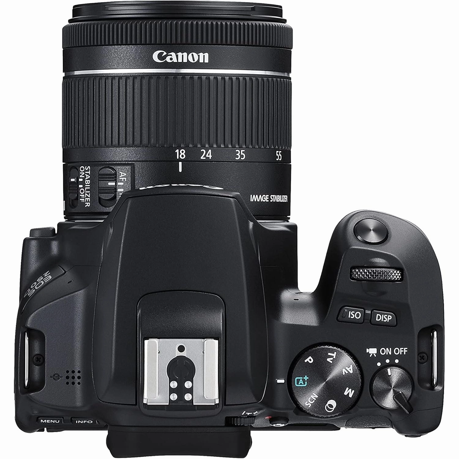Canon EOS 250D   Canon EF-s 18-55mm f/4-5.6 IS STM Lens - Black