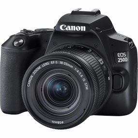 Canon EOS 250D   Canon EF-s 18-55mm f/4-5.6 IS STM Lens - Black digital cameras, buy mirrorless camera, compact cameras sale