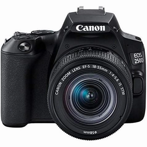 Canon EOS 250D Digital Camera - Black  Lens(EF-S 18-55 mm f/4-5.6 IS STM)