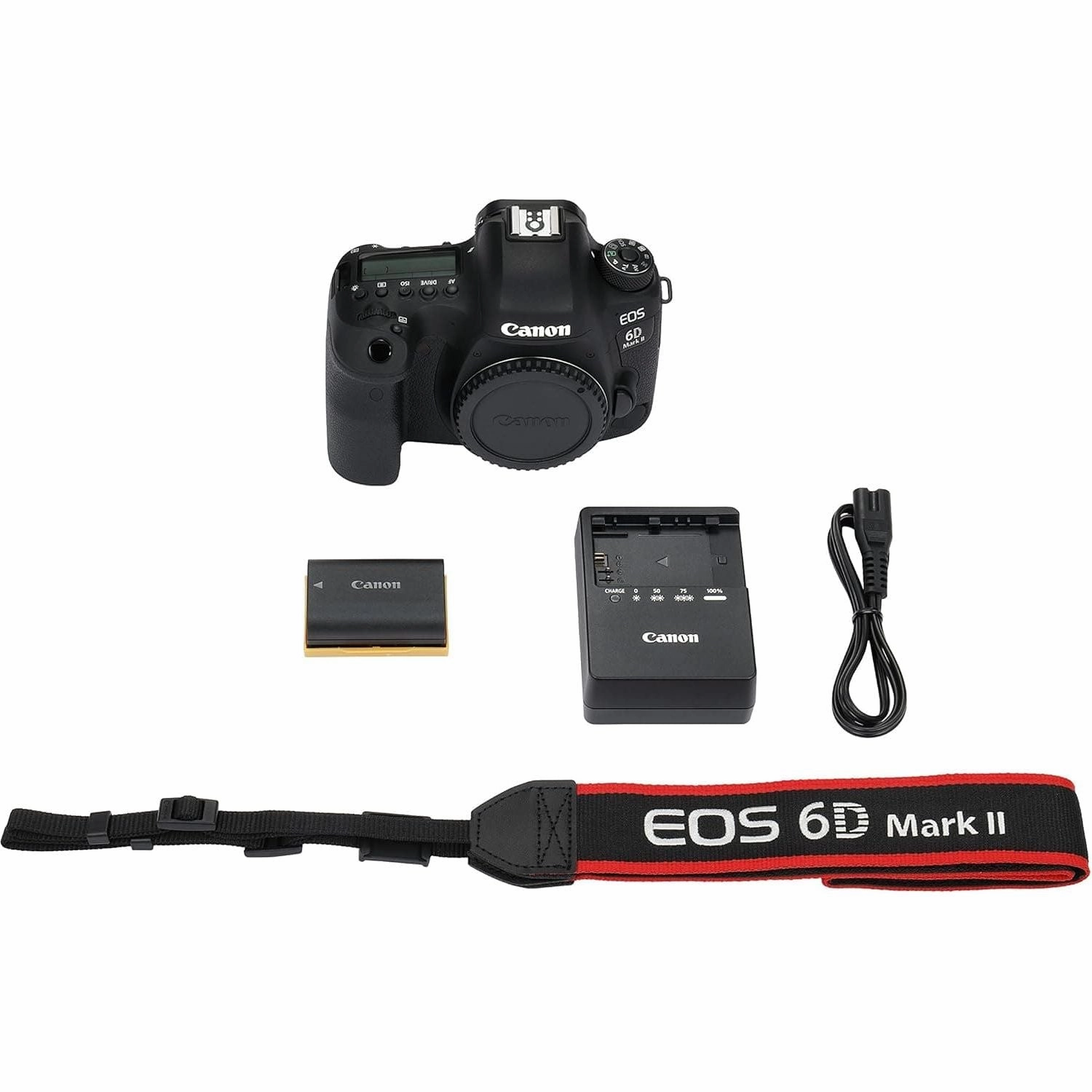 Canon EOS 6D Mark II Digital SLR Camera - Black