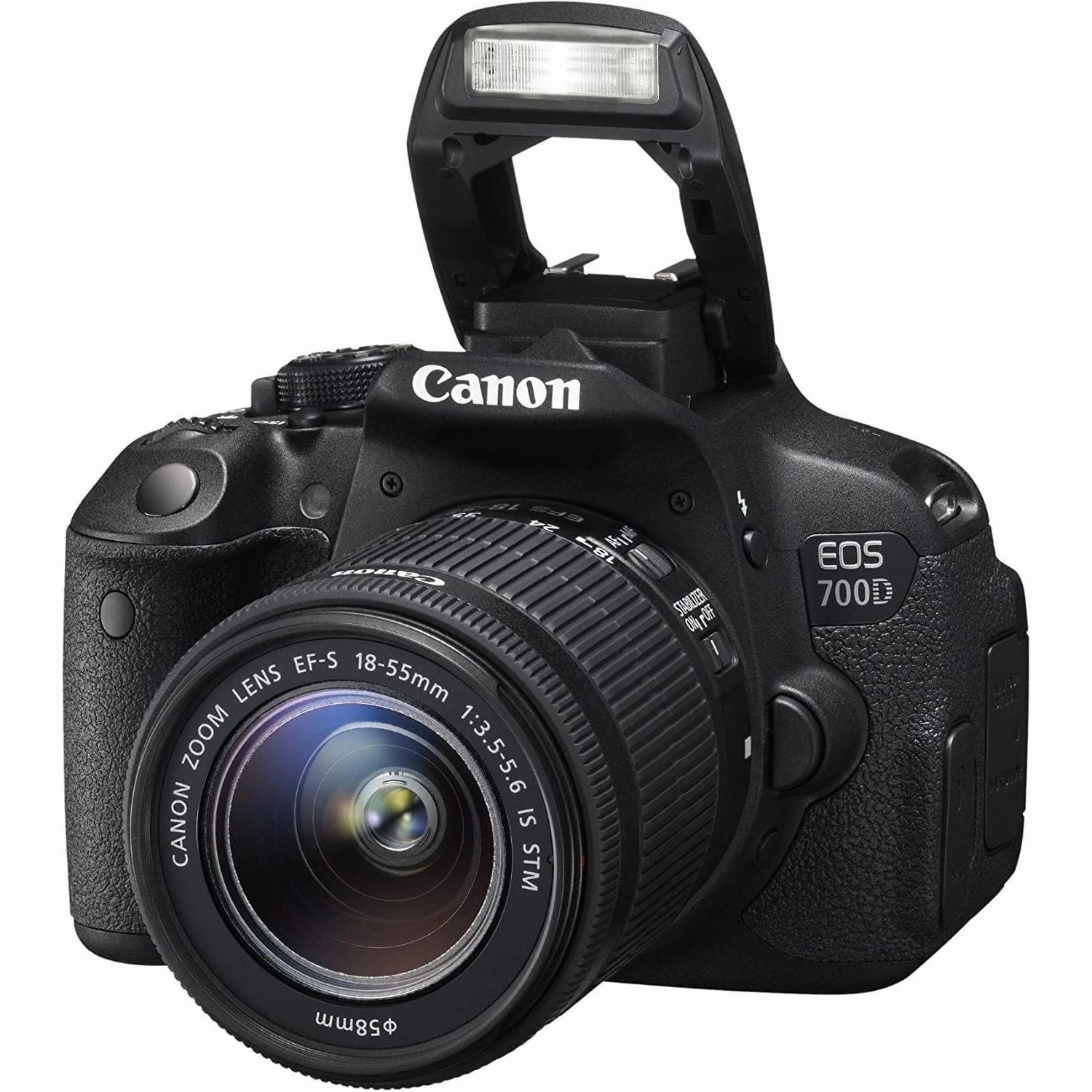 Canon EOS 700Digital SLR Camera, 18M   18-55mm- Black