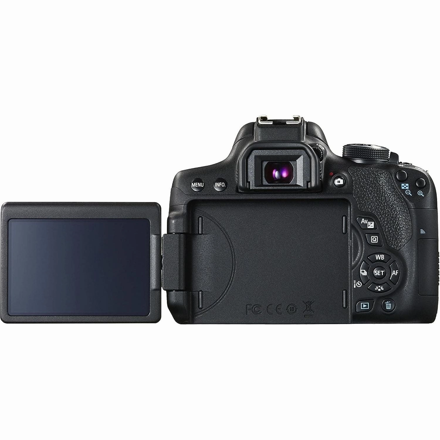 Canon EOS 750D Digital SLR Body Only Camera with EF-S 18-55 mm f/3.5-5.6 IS STM Lens (24.2 MP, CMOS Sensor) 3-Inch LCD Screen