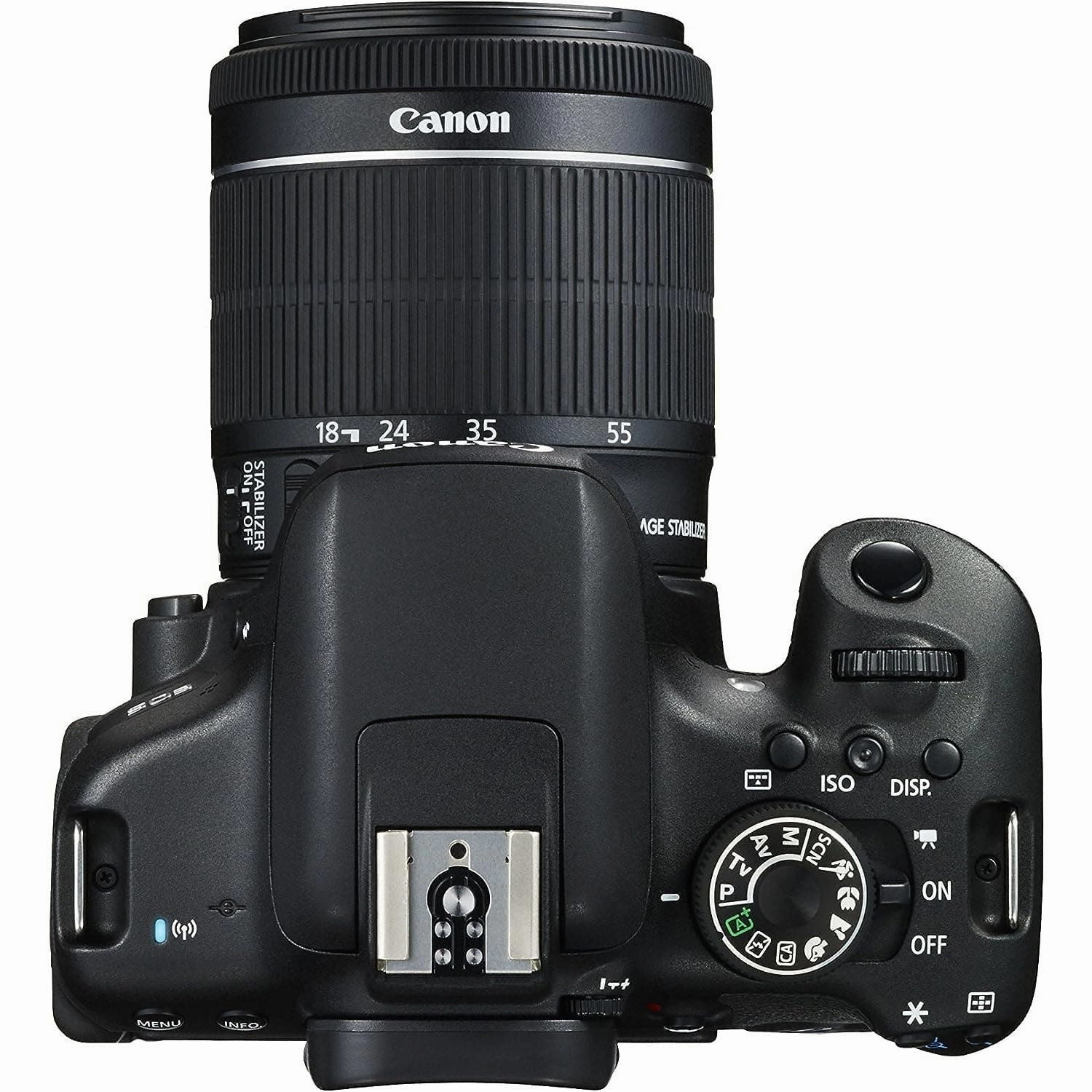 Canon EOS 750D Digital SLR Body Only Camera with EF-S 18-55 mm f/3.5-5.6 IS STM Lens (24.2 MP, CMOS Sensor) 3-Inch LCD Screen