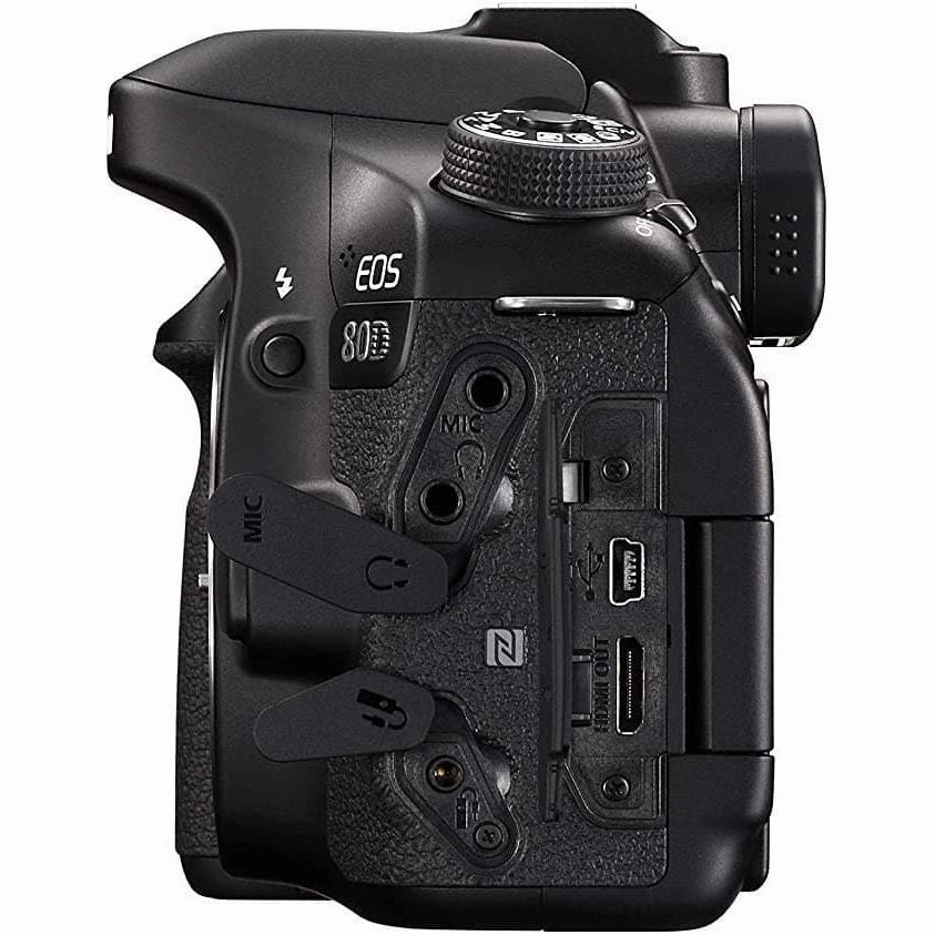 Canon EOS 80D Body Only Digital SLR Camera 24.2 MP Camera - Black