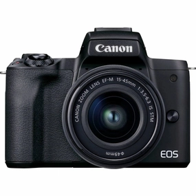 Canon EOS M50 Mark II   EF-M 15-45mm is STM Kit Black camera and photography, photography gear, professional camera kits