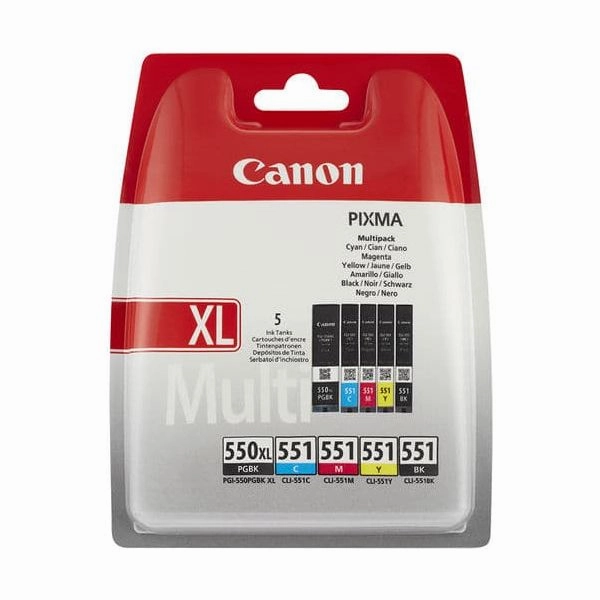 CANON PGI-550XL/CLI-551 Cyan, Magenta, Yellow & Black Ink Cartridges  Multipack computing devices, pc accessories, cheap computer online