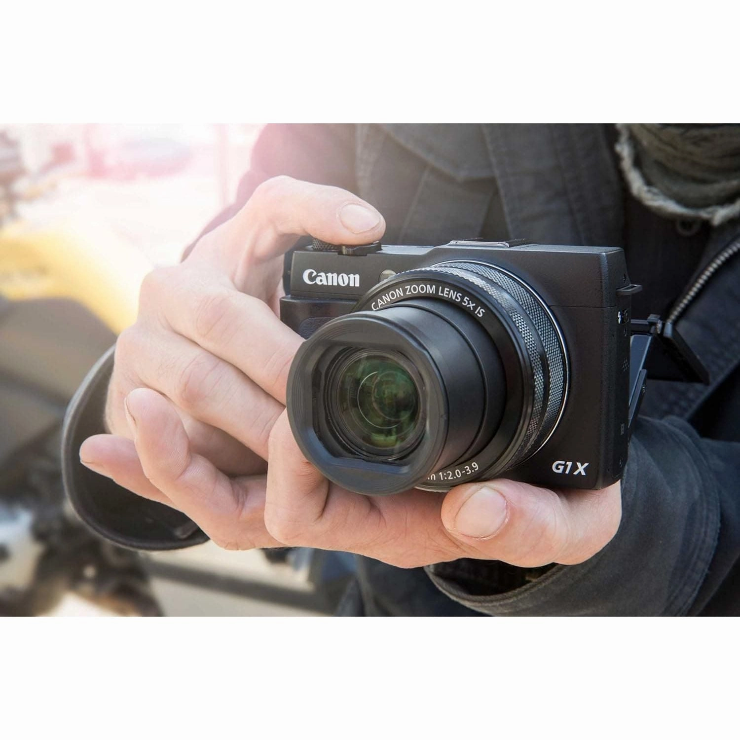Canon PowerShot G1X Mark II Camera - (12.8 MP, 5x Optical Zoom) 3 inch Touch Screen - Black